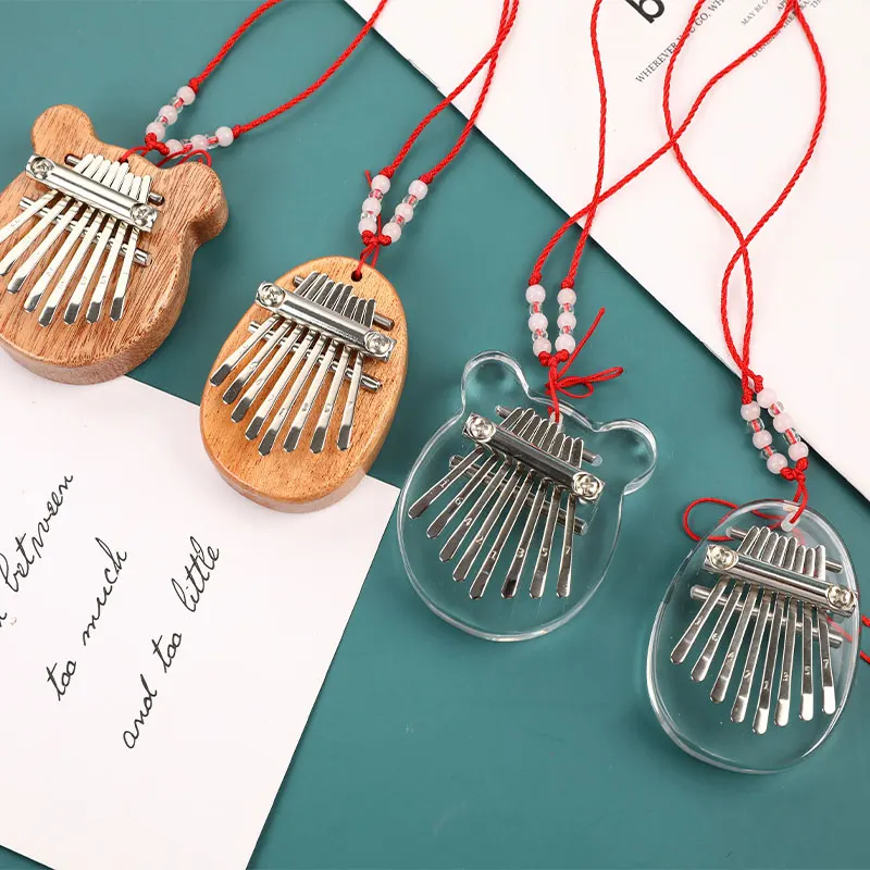 Акриловое пианино для большого пальца Woodev/8 тонов Kalimba Mini |