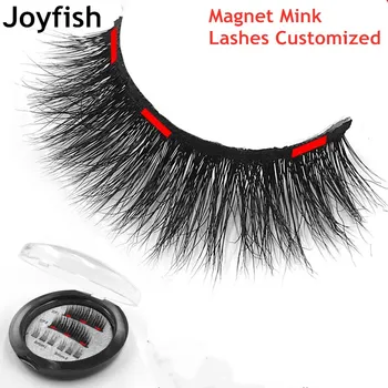 3 Pairs Real Mink Magnetic Lashes Customize Magnet Eye Lashes Cruelty Free Round Box Lash Package 3 pairs Minimum Order Custom 
3 Pairs Real Mink Magnetic Lashes Customize Magnet Eye Lashes Cruelty Free Round Box Lash Package 3 pairs Minimum Order Custom