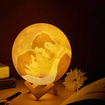 Customized Photo Moon Lamp personalized Kids Wife's Gifts Night Light USB Charging Touch Control 3 Colors Moon Light
Customized Photo Moon Lamp personalized Kids Wife's Gifts Night Light USB Charging Touch Control 3 Colors Moon Light