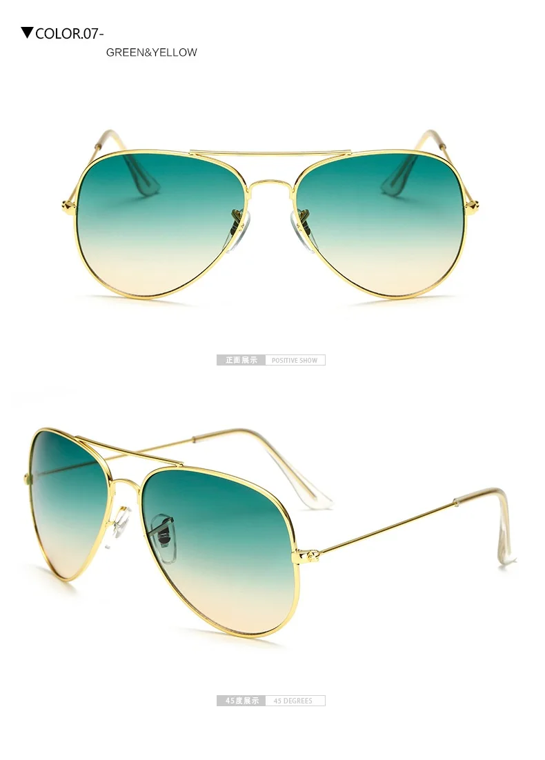 2020 Pilot Aviation Sunglasses MenShades Retro Classic Silver Sun Glasses Female Male Luxury Brand Designer Lunette 2020 Pilot Aviation Sunglasses MenShades Retro Classic Silver Sun Glasses Female Male Luxury Brand Designer Lunette