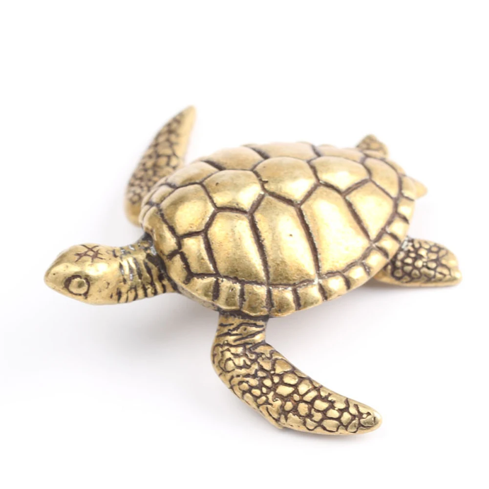 Solid Brass Turtle Desktop Ornament 3D Antique Miniatures Cafe Office Home Decor Copper Bedroom Small Animal Figurines Crafts
Solid Brass Turtle Desktop Ornament 3D Antique Miniatures Cafe Office Home Decor Copper Bedroom Small Animal Figurines Crafts