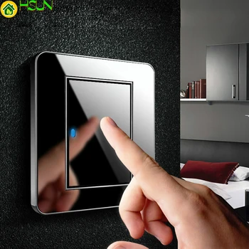 Type 86 Black mirror switch Household Wall TV Computer socket LED Light- Point switch 1 2 3 4 gang 1 2 way EU socket USB
Type 86 Black mirror switch Household Wall TV Computer socket LED Light- Point switch 1 2 3 4 gang 1 2 way EU socket USB