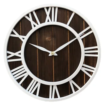 European Style Retro Iron Solid Wood Living Room Wall Clock Simple Silent Creative Wall Clock
European Style Retro Iron Solid Wood Living Room Wall Clock Simple Silent Creative Wall Clock