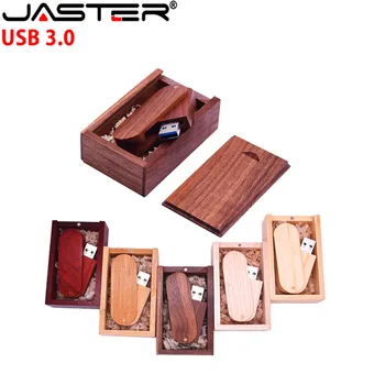 JASTER Rotation USB 3.0 Customized LOGO Wooden Box Maple Walnut Pendrive 4gb 8gb 16gb 32gb 64gb Photography flash drive Stick
JASTER Rotation USB 3.0 Customized LOGO Wooden Box Maple Walnut Pendrive 4gb 8gb 16gb 32gb 64gb Photography flash drive Stick