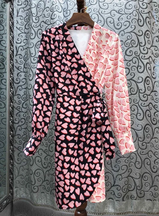 Early Autumn 2019 New Woman V-collar Side Knot Closed Waist Decorative Colour Printed Long Sleeve Dress 903
Early Autumn 2019 New Woman V-collar Side Knot Closed Waist Decorative Colour Printed Long Sleeve Dress 903
