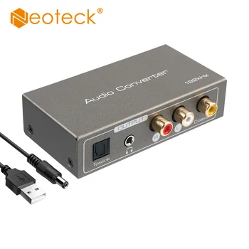 Neoteck 192Khz DAC HDMI ARC Audio Extractor Adapter Multifunction Audio Converter Toslink Coaxial HDMI ARC to L/R + 3.5mm Jack
Neoteck 192Khz DAC HDMI ARC Audio Extractor Adapter Multifunction Audio Converter Toslink Coaxial HDMI ARC to L/R + 3.5mm Jack