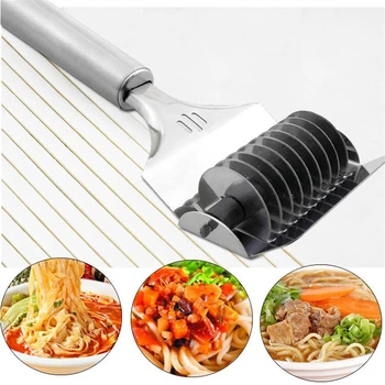 10 Pcs Stainless Steel Noodle Lattice Roller Dough Cutter Pasta Spaghetti Maker Kitchen Cooking Pastry Tools Wholesale X2
10 Pcs Stainless Steel Noodle Lattice Roller Dough Cutter Pasta Spaghetti Maker Kitchen Cooking Pastry Tools Wholesale X2