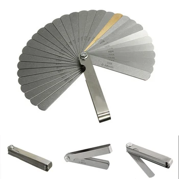 1PC Car Accessories Stainless Steel Measuring Ruler Dual Reading Combination Metric Imperial 32 Blade Feeler Gauge Measure Tool
1PC Car Accessories Stainless Steel Measuring Ruler Dual Reading Combination Metric Imperial 32 Blade Feeler Gauge Measure Tool