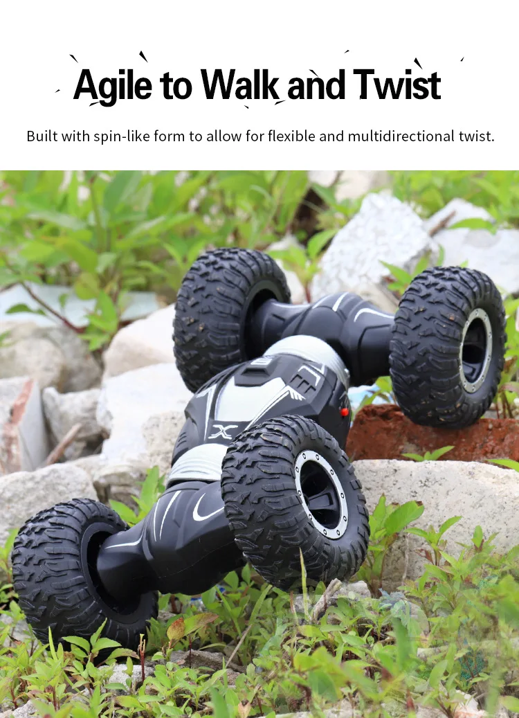 SHAREFUNB Q70 RC Car Radio Control 2.4GHz 4WD Twist Desert Cars Off Road Buggy Toy High Speed Climbing RC Car Kids Children Toys