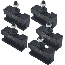 5Pcs Quick Change Turning and Facing Lathe Tool Holder Bracket 250-001CNC Tool POST
5Pcs Quick Change Turning and Facing Lathe Tool Holder Bracket 250-001CNC Tool POST