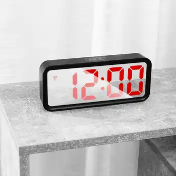 LED Mirror Alarm Clock Digital Snooze Table Clock USB Rechargable Desktop LED Alarm Clock Night Mode Home Decoration Clock
LED Mirror Alarm Clock Digital Snooze Table Clock USB Rechargable Desktop LED Alarm Clock Night Mode Home Decoration Clock