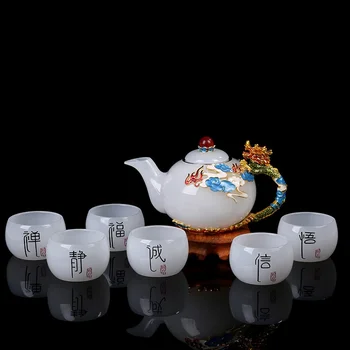 Kettle Tea Pot Ceramic Teacup With Cover Teapot Big High Tea Flower Turk Teapot Tea Container Glass Silver Tea Pot CTY20AA 4
Kettle Tea Pot Ceramic Teacup With Cover Teapot Big High Tea Flower Turk Teapot Tea Container Glass Silver Tea Pot CTY20AA 4