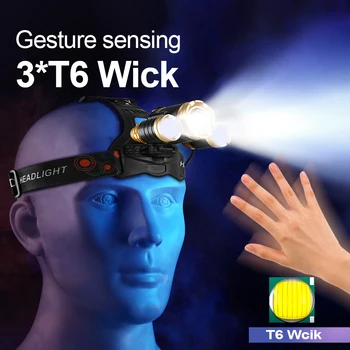 Super High Power 3*T6 IR Induction Headlamp Brightness LED Headlight Biking Head Lamp Flashlight with 18650 Torch For Fishing
Super High Power 3*T6 IR Induction Headlamp Brightness LED Headlight Biking Head Lamp Flashlight with 18650 Torch For Fishing