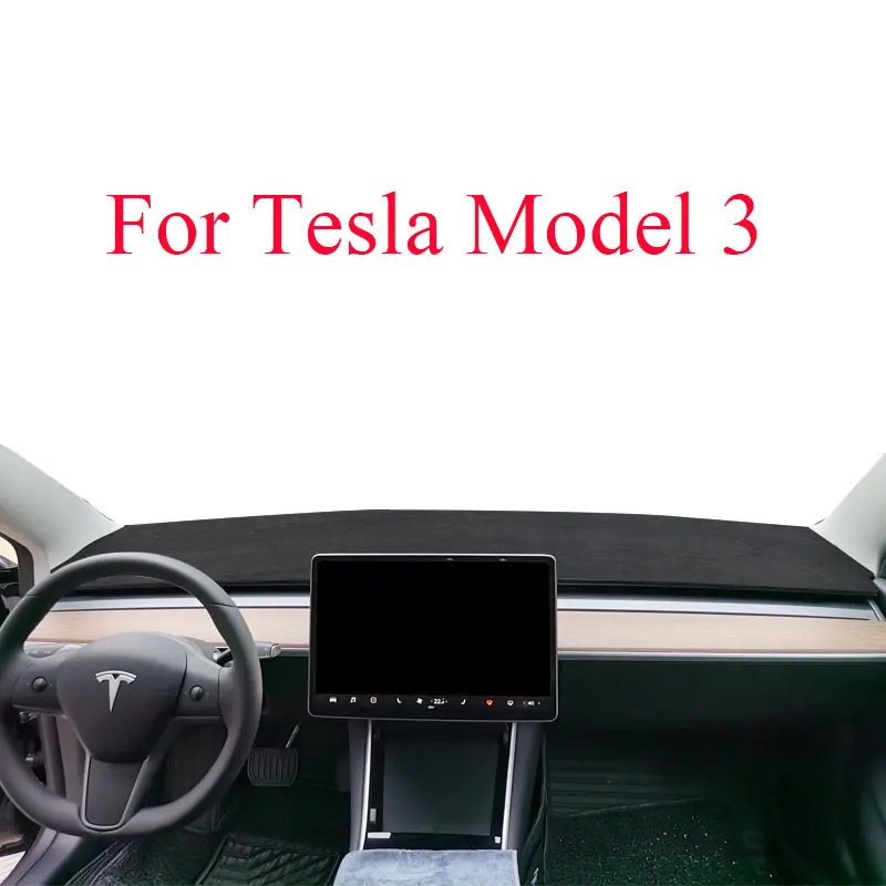 Customize For Tesla Model 3 Dashboard Console Cover PU Leather Suede Protector Sunshield Pad
Customize For Tesla Model 3 Dashboard Console Cover PU Leather Suede Protector Sunshield Pad