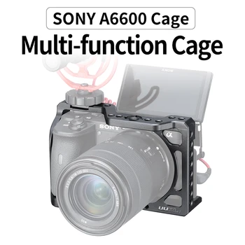 UURig Aluminum Camera Cage for Sony A6600 with 1/4 3/8 Thread Hole to LED Light, Microphone Top Handle Monitor
UURig Aluminum Camera Cage for Sony A6600 with 1/4 3/8 Thread Hole to LED Light, Microphone Top Handle Monitor
