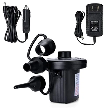 Inflatable Pump Electric Air Mattress Camping Pump Portable Quick Filling For Car Home Use with 3 Nozzles Perfect Inflator Pumps
Inflatable Pump Electric Air Mattress Camping Pump Portable Quick Filling For Car Home Use with 3 Nozzles Perfect Inflator Pumps
