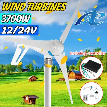 3 Blades Horizontal Wind Generator 12V/24V Wind Turbines Generator Windmill Energy Turbines Charge with controller for Home Camp
3 Blades Horizontal Wind Generator 12V/24V Wind Turbines Generator Windmill Energy Turbines Charge with controller for Home Camp
