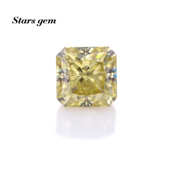 Square Octagon Radiant Cut 6.5x6.5mm Yellow Color Moissanites Loose Gemstone for Jewelry Making
Square Octagon Radiant Cut 6.5x6.5mm Yellow Color Moissanites Loose Gemstone for Jewelry Making