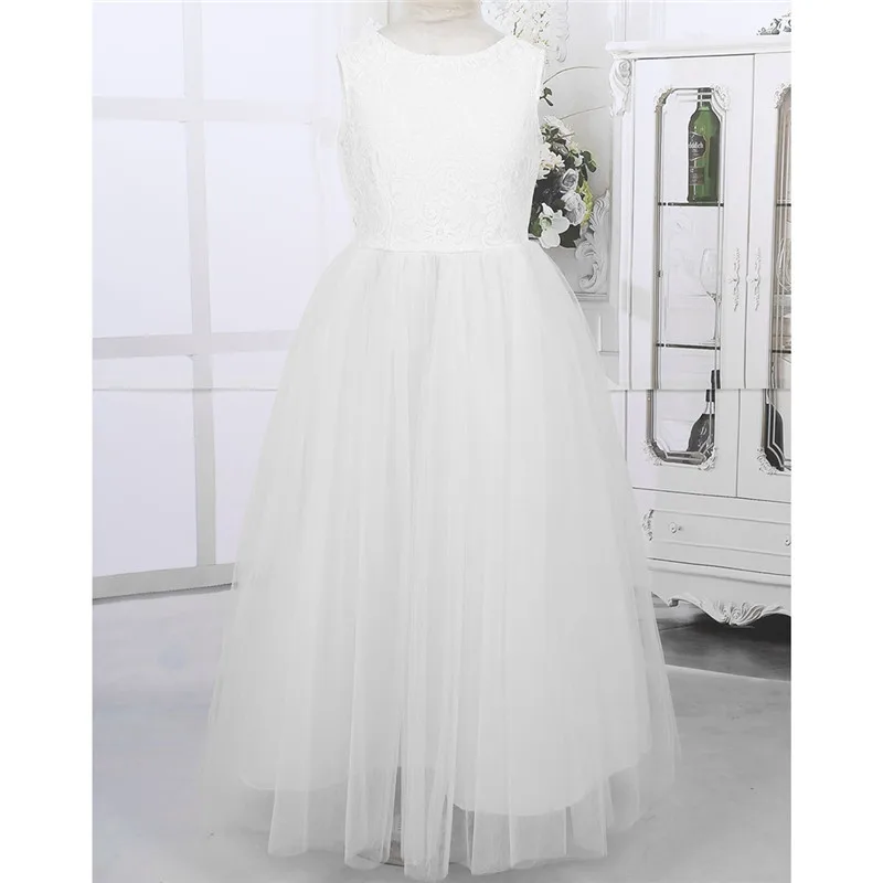 Kids Girls Sleeveless Mesh Floral Lace V-Shaped Back Floor Length Princess Flower Girl Dress For Pageant Wedding Birthday Party
Kids Girls Sleeveless Mesh Floral Lace V-Shaped Back Floor Length Princess Flower Girl Dress For Pageant Wedding Birthday Party