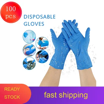 100PCS Anti-static Cleaning Washing Disposable Gloves Black Nitrile Laboratory Nail Art Anti-Static Non-toxic Latex Gloves
100PCS Anti-static Cleaning Washing Disposable Gloves Black Nitrile Laboratory Nail Art Anti-Static Non-toxic Latex Gloves