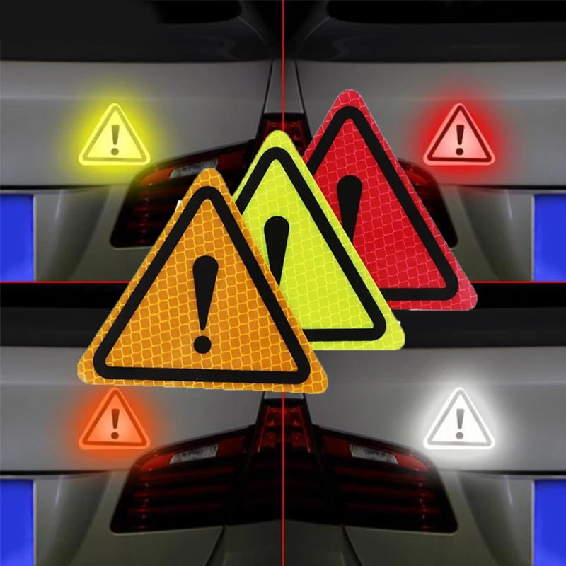 Triangle Exclamation Mark Warning Sign Decoration Sticker Car Reflective Stickers Night Driving Safety Red Anti-Collision Strip
Triangle Exclamation Mark Warning Sign Decoration Sticker Car Reflective Stickers Night Driving Safety Red Anti-Collision Strip