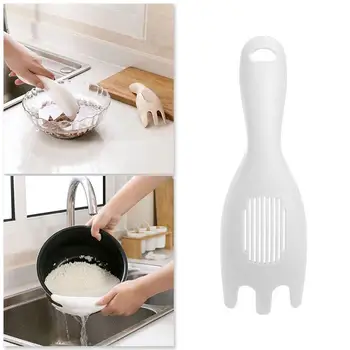 1PC Multifunctional Kitchen White Rice Water Dishwasher Beige And White Portable Rice Washing Washing Spoon Plate
1PC Multifunctional Kitchen White Rice Water Dishwasher Beige And White Portable Rice Washing Washing Spoon Plate