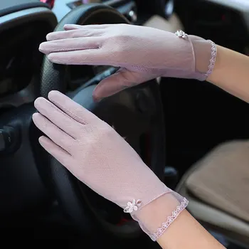 1 Pairs Touch Screen Gloves Driving Gloves Women Pearl Flowers Thin Ice Silk Sunscreen Stretch Outdoor Female Sexy Lace Gloves 
1 Pairs Touch Screen Gloves Driving Gloves Women Pearl Flowers Thin Ice Silk Sunscreen Stretch Outdoor Female Sexy Lace Gloves