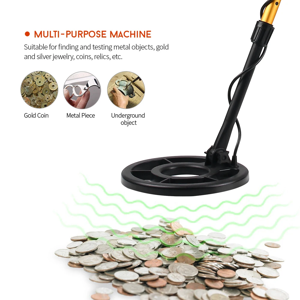 High Sensitivity Handheld Metal Detector LCD Display Metal Locator Finder Underground Metal Detector Ground Detecting Tool
High Sensitivity Handheld Metal Detector LCD Display Metal Locator Finder Underground Metal Detector Ground Detecting Tool