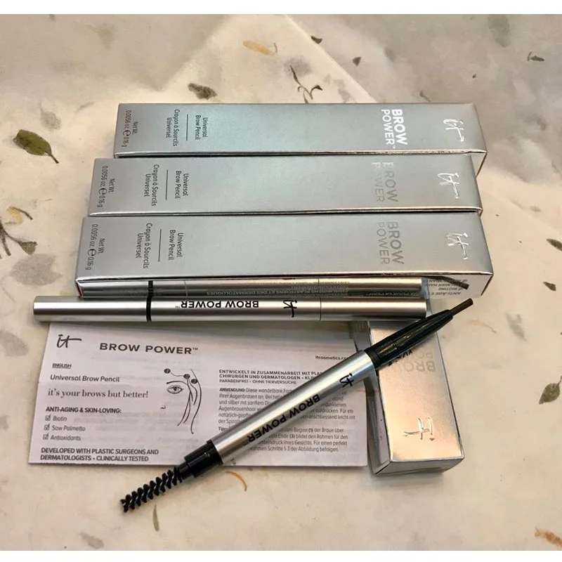 Drop ship it cosmetics it brow power universal brow pencil 0.16g Double-headed brown eyebrow pencil Eyebrow brush
Drop ship it cosmetics it brow power universal brow pencil 0.16g Double-headed brown eyebrow pencil Eyebrow brush