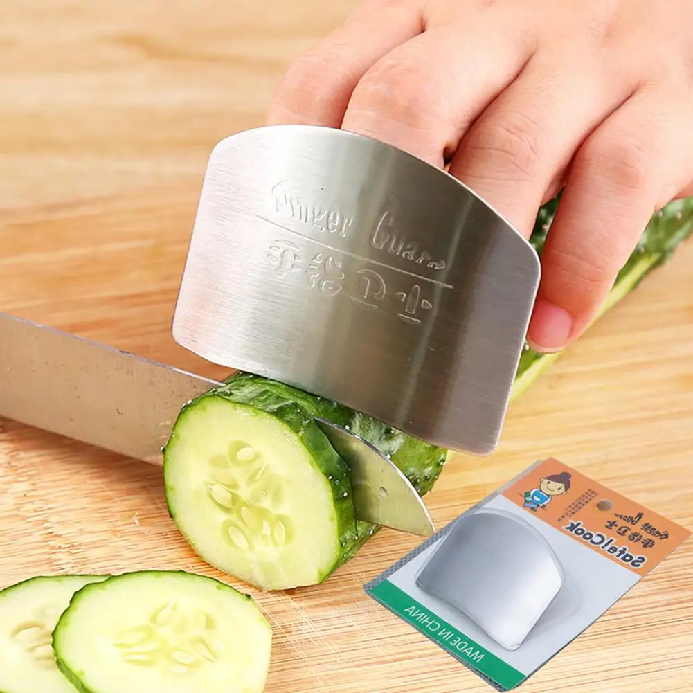 Kitchen Hand Finger Protector Guard Stainless Steel Chop Slice Shield Cook Tool Hand Safe Easy Cutting Cooking Tools
Kitchen Hand Finger Protector Guard Stainless Steel Chop Slice Shield Cook Tool Hand Safe Easy Cutting Cooking Tools