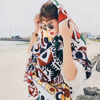 Scarf Women Ethnic Style Retro Floral Printed Fashion All-match Sunscreen Long Style Shawl Dual Use Elegant Scarf 180cm*100cm* 
Scarf Women Ethnic Style Retro Floral Printed Fashion All-match Sunscreen Long Style Shawl Dual Use Elegant Scarf 180cm*100cm*
