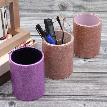 Fashionable Classroom Solid Pencil Cup Desk Organizer Pen Holder School Storage Box Gifts Home Office Multifunction PU Glitter
Fashionable Classroom Solid Pencil Cup Desk Organizer Pen Holder School Storage Box Gifts Home Office Multifunction PU Glitter