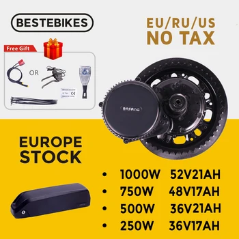 Bafang Motor BBSHD 1000W BBS02B 750w BBS01B 250W Mid drive motor electric ebike bike conversion kit with Lithium Battery kits
Bafang Motor BBSHD 1000W BBS02B 750w BBS01B 250W Mid drive motor electric ebike bike conversion kit with Lithium Battery kits
