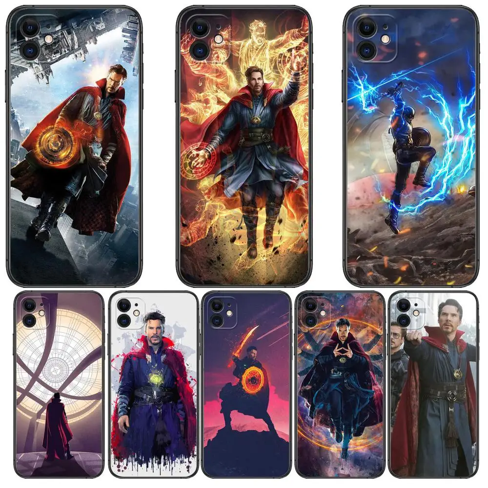 Captain America Dr Strange Phone Cases For iphone 13 Pro Max case 12 11 8 PLUS 7 6S XR X XS mini mobile cel | Мобильные телефоны и