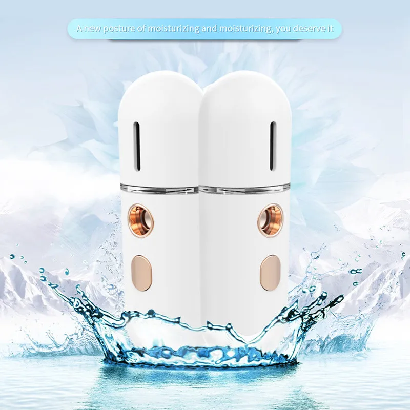 Nano Mist Sprayer USB Rechargeable Nebulizer Face Steamer Moisturizing Beauty Instruments Portable Deep Moisturizing Humidifier
Nano Mist Sprayer USB Rechargeable Nebulizer Face Steamer Moisturizing Beauty Instruments Portable Deep Moisturizing Humidifier