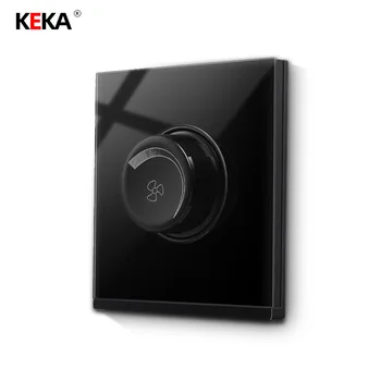 KEKA Universal standard switch knob switch wall Fan Switch Speed Controller. 4-color Tempered glass panel
KEKA Universal standard switch knob switch wall Fan Switch Speed Controller. 4-color Tempered glass panel