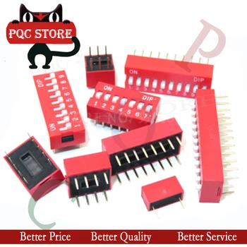 10PCS Slide Type Switch Module 1 ~ 12 Bit 2.54mm Position Way DIP Blue Pitch Toggle Switch Blue Snap Switch For PCB 8PIN 6PIN
10PCS Slide Type Switch Module 1 ~ 12 Bit 2.54mm Position Way DIP Blue Pitch Toggle Switch Blue Snap Switch For PCB 8PIN 6PIN