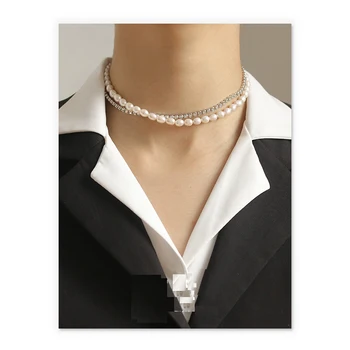 Natural Baroque Pearl Necklace Handmade Jewelry Gold Filled Choker Femme Kolye Collares Boho Necklace For Women
Natural Baroque Pearl Necklace Handmade Jewelry Gold Filled Choker Femme Kolye Collares Boho Necklace For Women