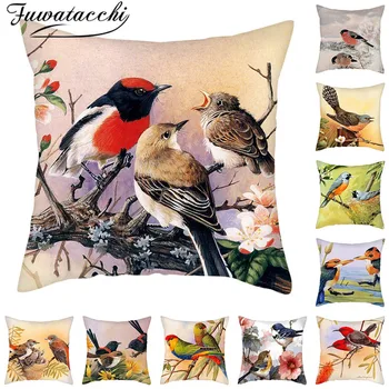 Fuwatacchi Birds Pillow Cover Cute Parrot Swallow Cushion Cover Printed Throw Pillowcase for Home Sofa Decorative Pillow
Fuwatacchi Birds Pillow Cover Cute Parrot Swallow Cushion Cover Printed Throw Pillowcase for Home Sofa Decorative Pillow