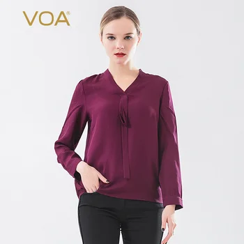 Voa100% Silk Floating Led Long-sleeved Multicolor Lines Workplace Commuting T-shirt Bd0017 Befree t Shirt Women tshirt
Voa100% Silk Floating Led Long-sleeved Multicolor Lines Workplace Commuting T-shirt Bd0017 Befree t Shirt Women tshirt