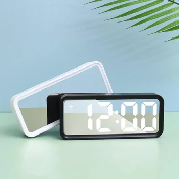 LED Mirror Alarm Clock Digital Snooze Table Clock USB Rechargable Desktop LED Alarm Clock Night Mode Home Decoration Clock
LED Mirror Alarm Clock Digital Snooze Table Clock USB Rechargable Desktop LED Alarm Clock Night Mode Home Decoration Clock