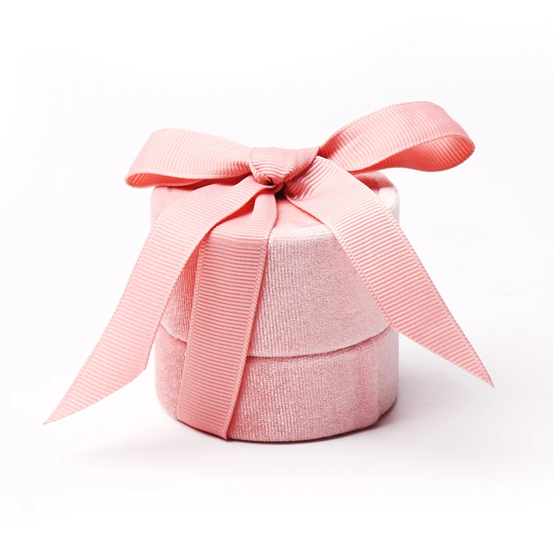 Pink Veleet Bow Wedding Ring Jewelry Packaging Storage Box 5 Color Available For Female Jewellery Pendent Gift Showcase Portable
Pink Veleet Bow Wedding Ring Jewelry Packaging Storage Box 5 Color Available For Female Jewellery Pendent Gift Showcase Portable
