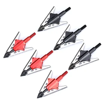 3/6/12PCS Archery 2 Extensible Blade Broadhead 100GR Arrow Head Tips Points for archery Compound Crossbow Hunting Accessory
3/6/12PCS Archery 2 Extensible Blade Broadhead 100GR Arrow Head Tips Points for archery Compound Crossbow Hunting Accessory
