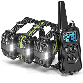 Electric Dog Training Collar with LCD Display Pet Remote Control Waterproof Rechargeable Collars for Shock Vibration Sound
Electric Dog Training Collar with LCD Display Pet Remote Control Waterproof Rechargeable Collars for Shock Vibration Sound