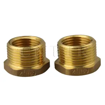 CNBTR 2 Pieces Brass Pipe Hose Fitting for G3/4" Male x 1/2" Female Convert
CNBTR 2 Pieces Brass Pipe Hose Fitting for G3/4" Male x 1/2" Female Convert