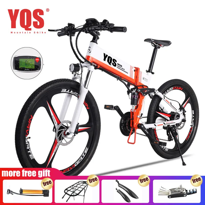Top YQS Electric Bike High Speed 110KM Built-in Lithium battery ebike electric 26" Off road electric bicycle bicicleta eletric 4