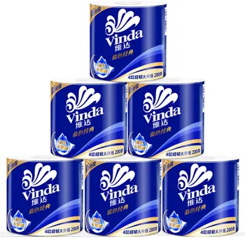 4 Layers 10Rolls Toilet Tissue Home Bath Skin-friendly Toilet Roll Toilet Paper Soft Paper Paper Towels Home Kitchen Accessories
4 Layers 10Rolls Toilet Tissue Home Bath Skin-friendly Toilet Roll Toilet Paper Soft Paper Paper Towels Home Kitchen Accessories