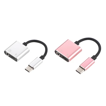 2Pcs Type C Adapter Aux Audio Adapter Usb Type C To 3.5Mm Earphone Jack Adapter for Xiaomi Mi 6 Huawei Without 3.5 Jack - Silver
2Pcs Type C Adapter Aux Audio Adapter Usb Type C To 3.5Mm Earphone Jack Adapter for Xiaomi Mi 6 Huawei Without 3.5 Jack - Silver