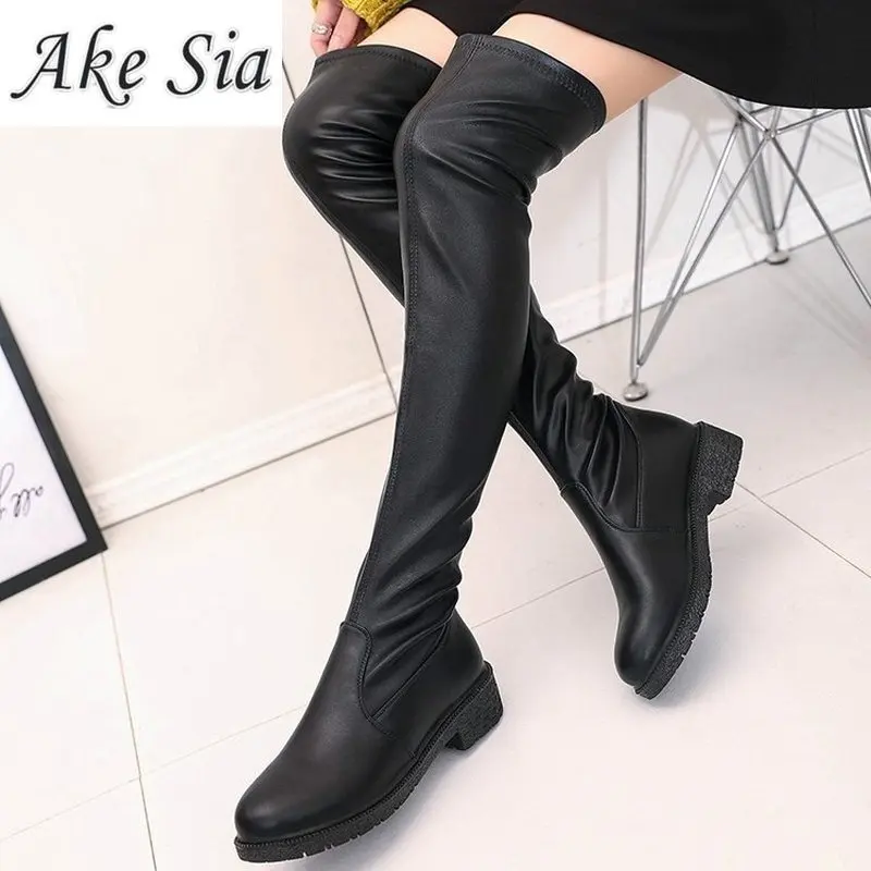 Over the knee boots women's autumn and winter boots wild slim sexy high boots long boots elastic stovepipe boots
Over the knee boots women's autumn and winter boots wild slim sexy high boots long boots elastic stovepipe boots
