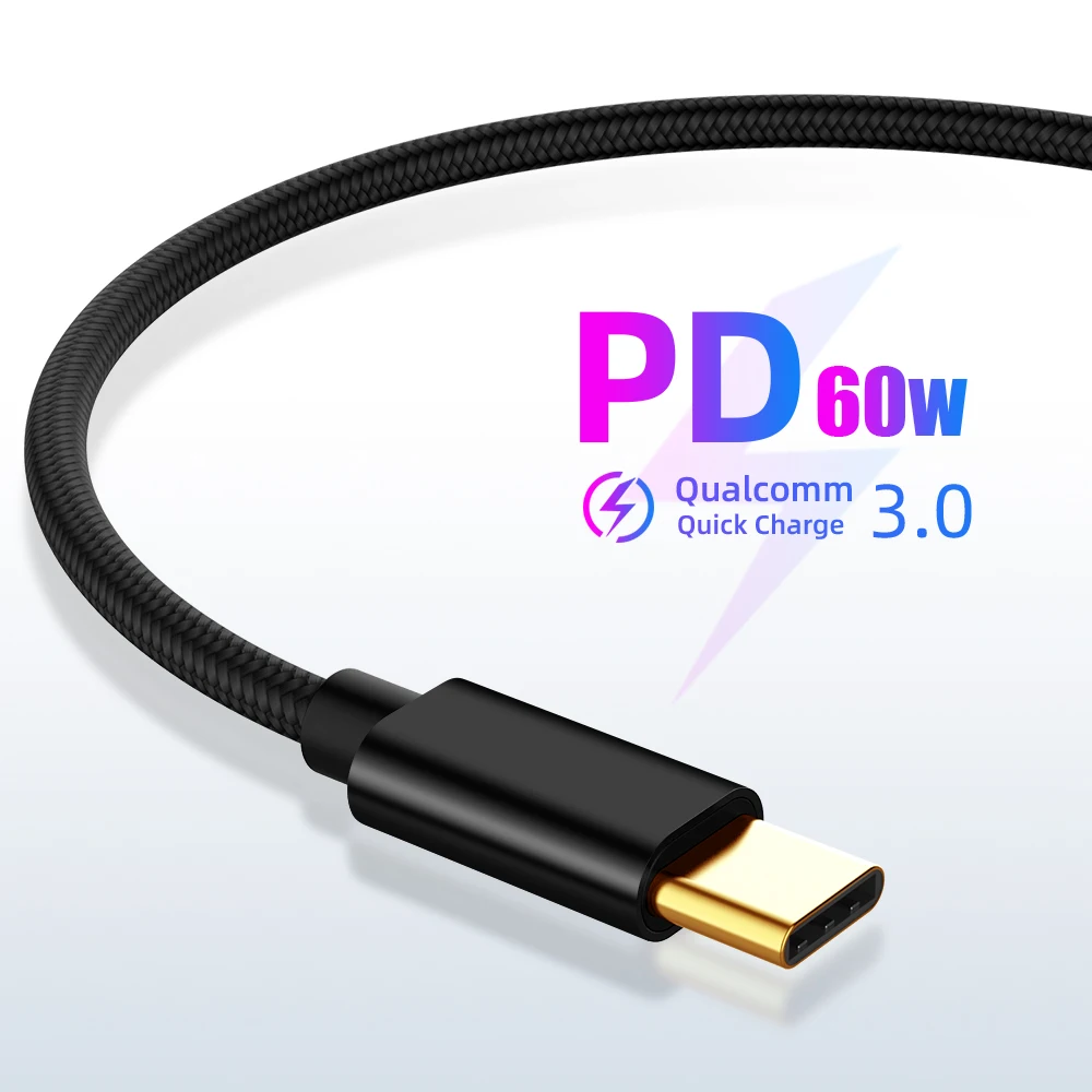 3A Type C cable Fast Charging Data Charger Cable for MacBook Pro iPad Pro Samsung S9 S8 Male to male PD Fast USBC to USB C Cable
3A Type C cable Fast Charging Data Charger Cable for MacBook Pro iPad Pro Samsung S9 S8 Male to male PD Fast USBC to USB C Cable